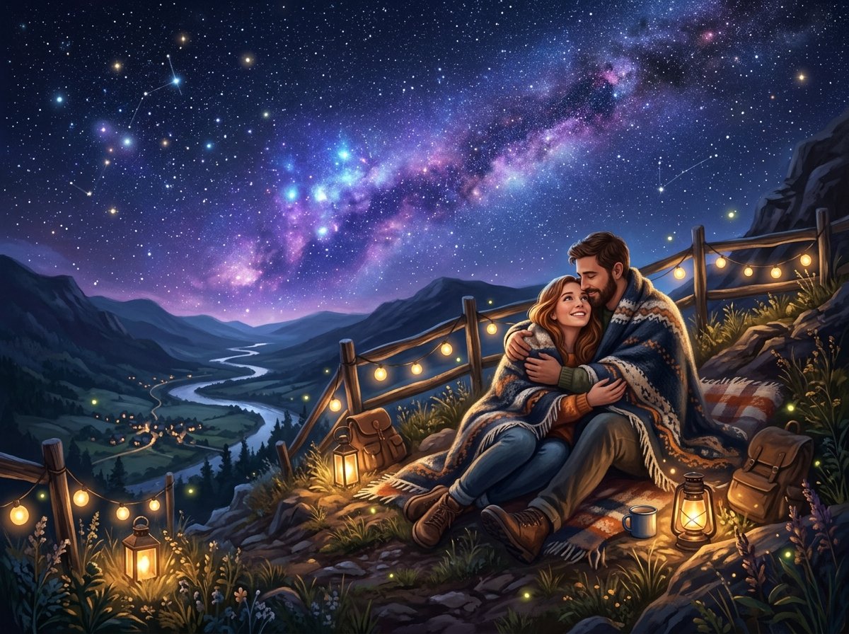 Stargazing Under Nebula Skies