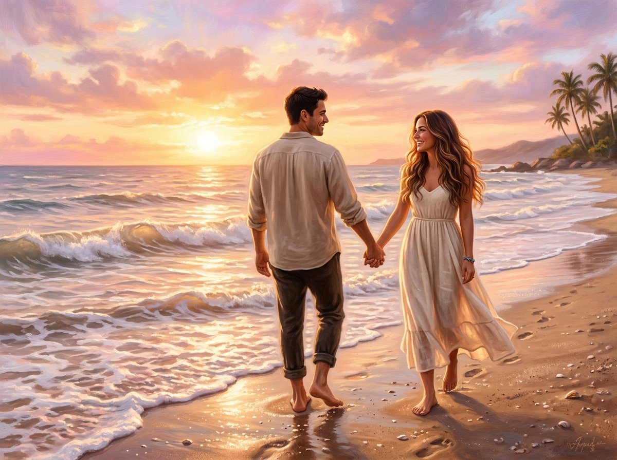 Sunset Waves & Warm Sand